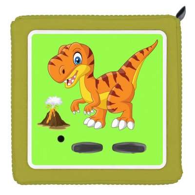 Punalu Schutzfolie f&uuml;r Toniebox, Dino T-Rex, Dekofolie selbstklebend, wasser- und kratzfest, Toniebox Aufkleber