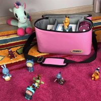 Punalu Toniebox Tasche mit Tonies im Kinderzimmer mit Einhorn Stofftier
