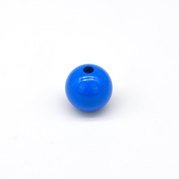 Holzperle 18mm - Lichtblau