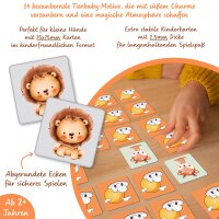 Punalu - Tierbaby Memorie f&uuml;r Kinder ab 2 Jahren, liebevolles erstes Baby Spielzeug, Memo Spiel, Kinderspielzeug, Lernspiel (Unsere Tierbabys)