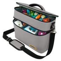 Punalu gro&szlig;e Tasche f&uuml;r Toniebox und Zubeh&ouml;r, Platz f&uuml;r 68 Tonies H&ouml;rfiguren, Toniebox Tasche (grau)